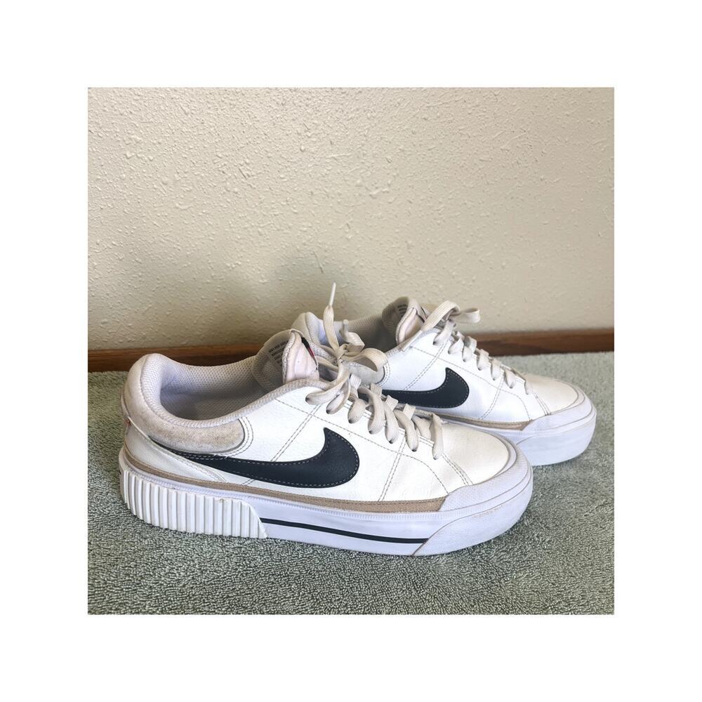 Nike DM7590-100, Court Legacy White Black, Women's size 9.5